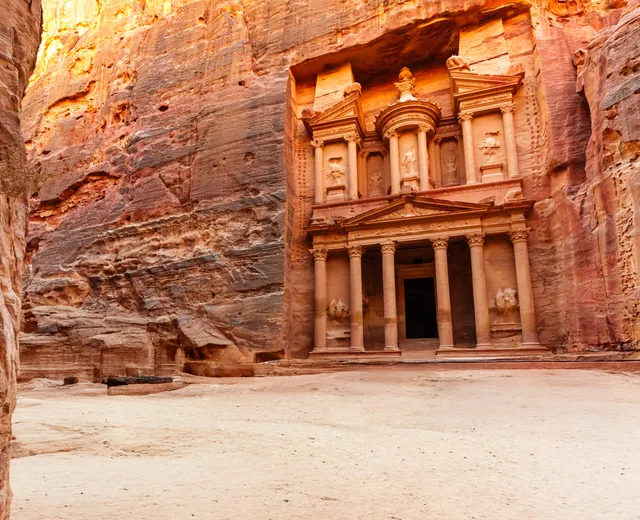 Petra without visitors