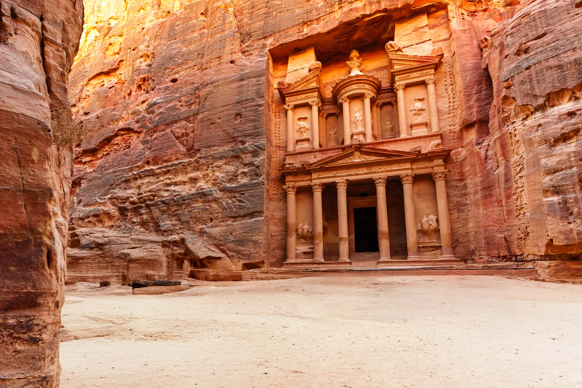 Petra without visitors