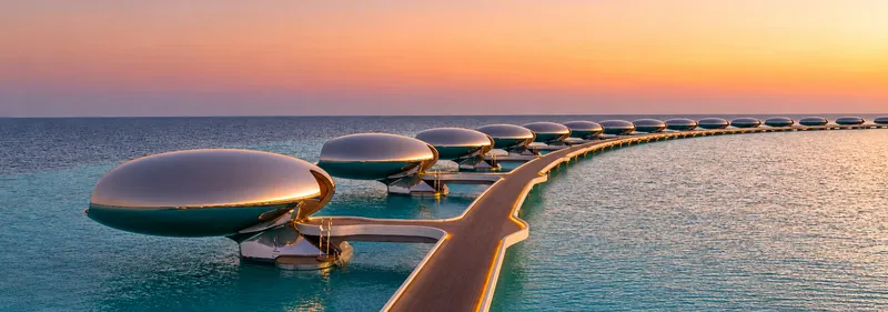 Shebara Red Sea's futuristic overwater villas