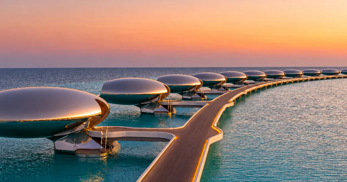 Shebara Red Sea's futuristic overwater villas