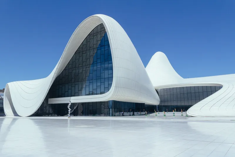 The Haydar Aliyev Cultural Centre in Baku, Azerbaijan