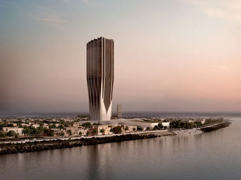 The new Central Bank of Iraq building in Baghdad